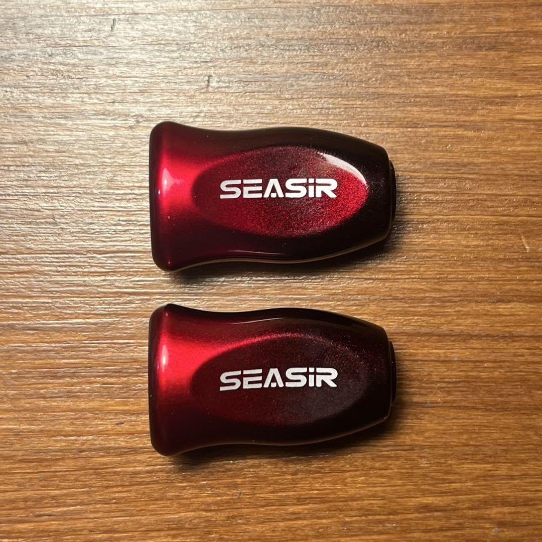 Amazon.co.jp: ダイワ用 リール ハンドルノブ レッド 2個セット SEASIR